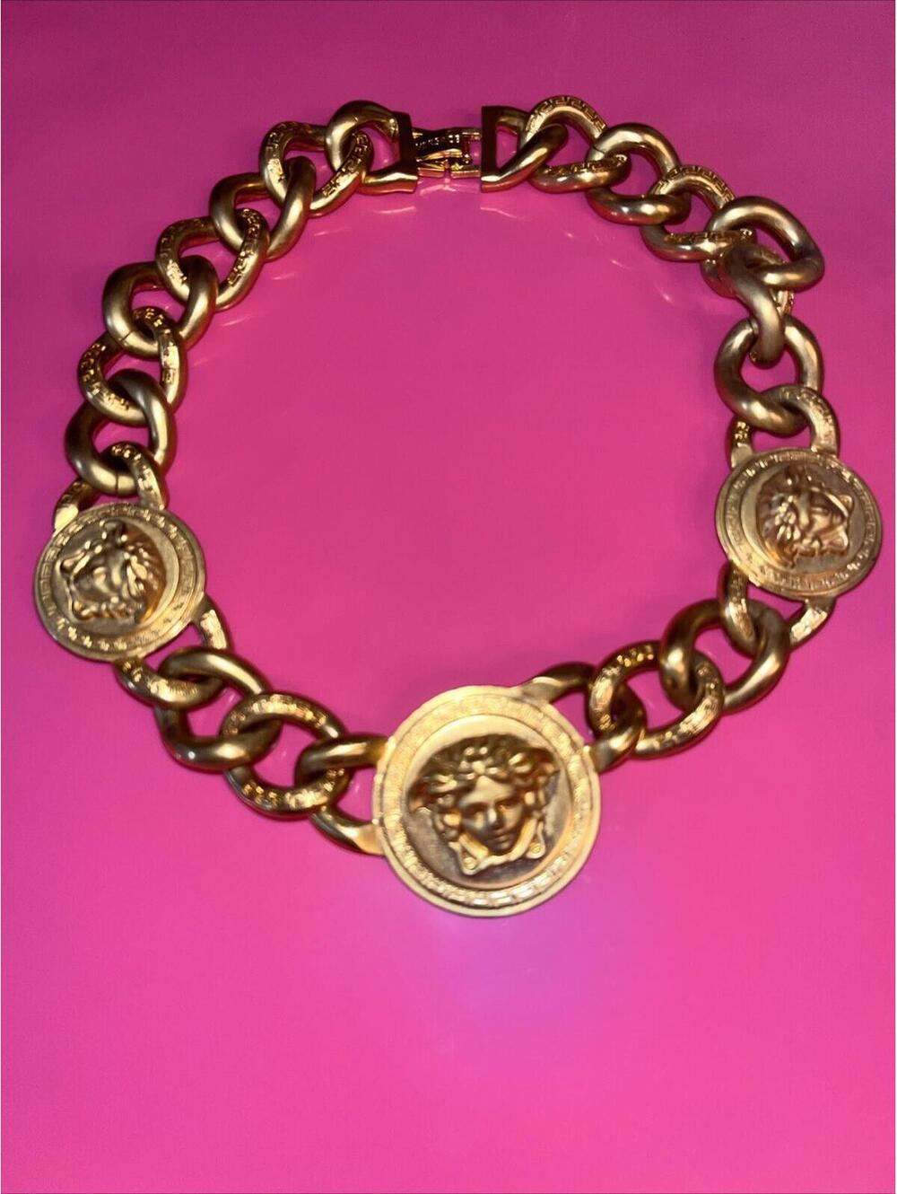 Versace Medusa Chain Necklace